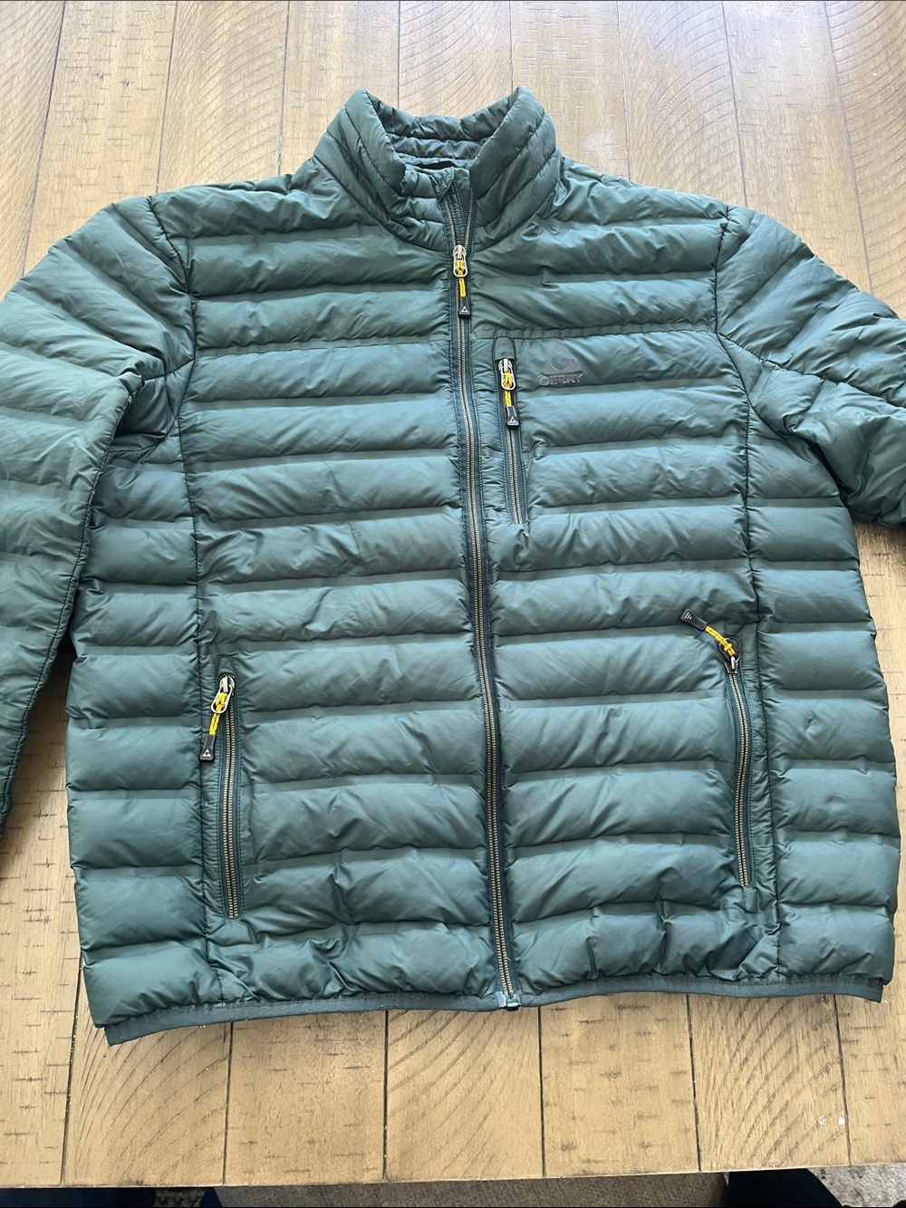 Gerry Men's Lightweight Packable Down Jacket - Teal